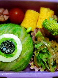 ツムツムのマイク☆簡単キャラ弁-レシピのメイン写真