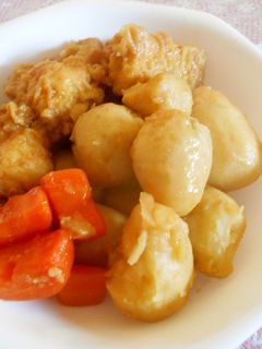 里芋と鶏胸肉から揚げ煮-レシピのメイン写真