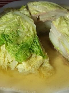 レンジで簡単!豚肉と白菜のミルフィーユ-レシピのメイン写真