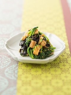 ほうれんそうとなめ茸の磯辺和え-レシピのメイン写真