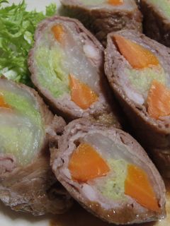 すきやき味の…「白菜の牛肉巻き」-レシピのメイン写真