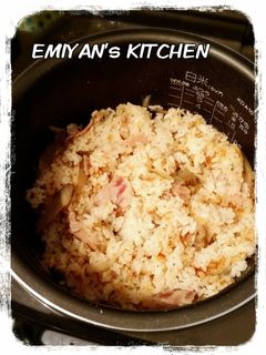 ベーコンとごぼうの簡単炊き込みご飯-レシピのメイン写真