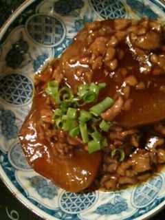 大根のそぼろあんかけ-レシピのメイン写真