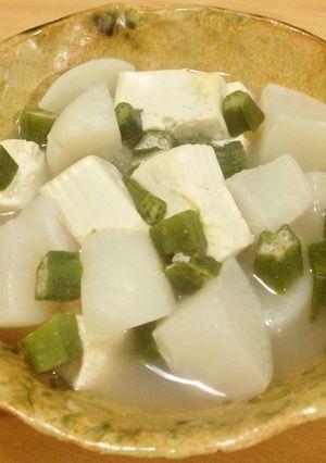 かぶと豆腐の和え物がトロトロに変身-レシピのメイン写真