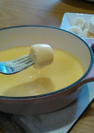 牛乳で作るトロトロカスタードフォンデュ❤-レシピのメイン写真