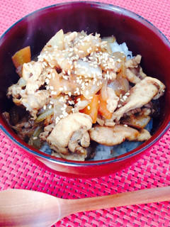 黄金比率の野菜トン丼!-レシピのメイン写真