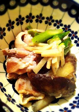 鶏もも肉と茄子の煮物-レシピのメイン写真