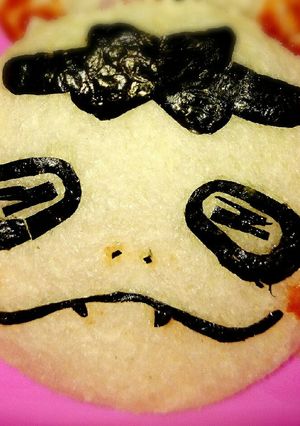 妖怪サンドウィッチツチノコパンダキャラ弁-レシピのメイン写真