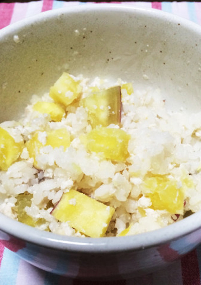 鶏そぼろとさつまいもの炊き込みご飯-レシピのメイン写真
