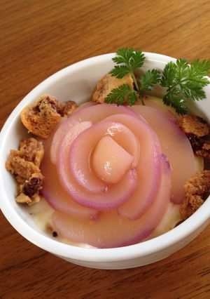 桃とカマンベールの焼きココット-レシピのメイン写真