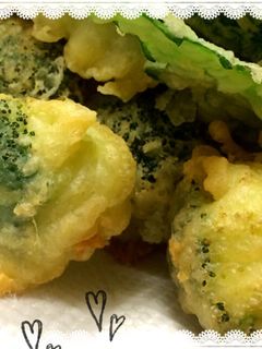 下ゆで無し*簡単*ブロッコリーのてんぷら-レシピのメイン写真