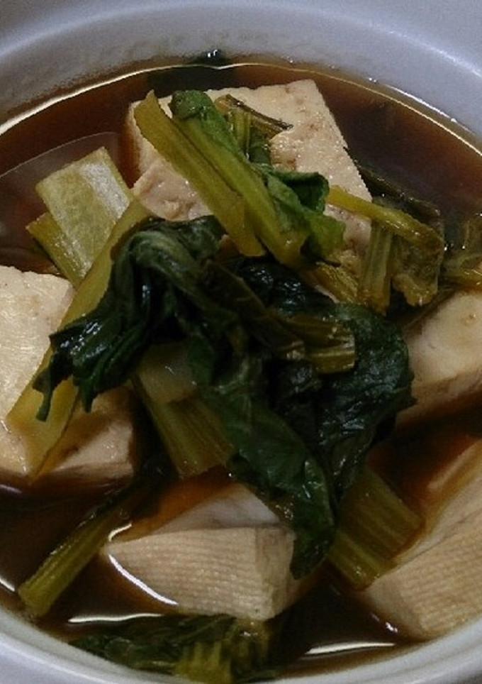 小松菜と豆腐のお浸し-レシピのメイン写真