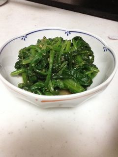 山椒香るほうれん草のゴマ和え-レシピのメイン写真