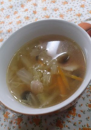 白菜のコンソメ醤油スープ-レシピのメイン写真