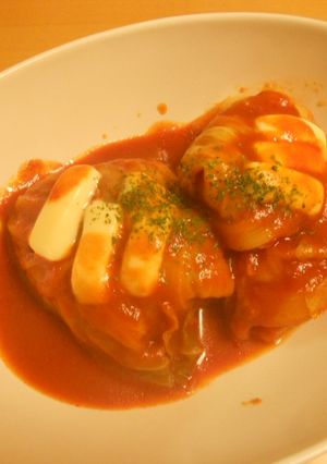 オリーブ入りヘルシーロールキャベツ-レシピのメイン写真