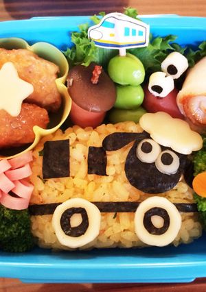 キャラ弁*バス×ショーン-レシピのメイン写真