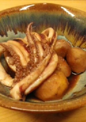 京のおばんざい　小芋とイカの炊いたん-レシピのメイン写真