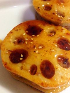 蓮根のはさみ焼き❀-レシピのメイン写真