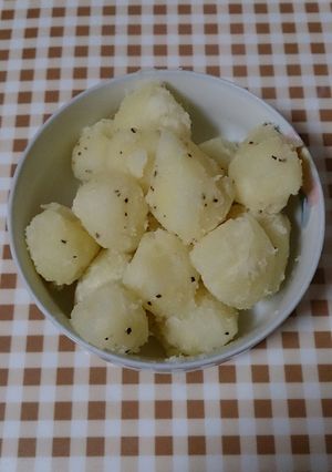 じゃがバターな粉ふきいも❤-レシピのメイン写真