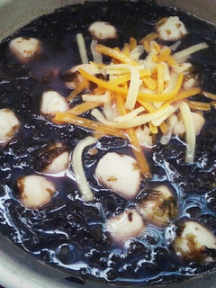 韓国風小柱と海苔のスープ-レシピのメイン写真