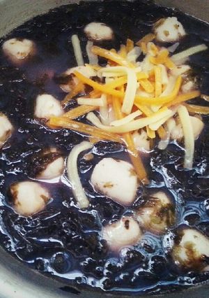 韓国風小柱と海苔のスープ-レシピのメイン写真