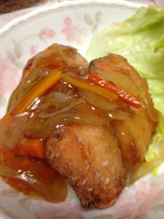 鮭の竜田揚げ 野菜あんかけ-レシピのメイン写真
