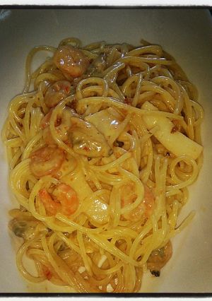 ウニクリームパスタ-レシピのメイン写真