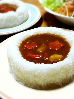 ★ライスの器inカレー★-レシピのメイン写真