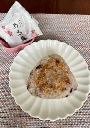 簡単！梅干し焼きおにぎり-レシピのメイン写真