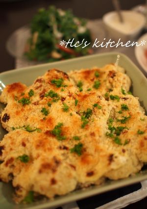 ＊カリフラワーのマヨパン粉焼き＊-レシピのメイン写真