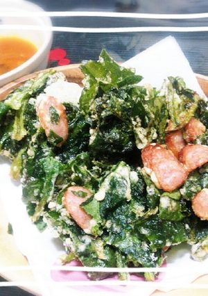 ☆ほうれん草とウィンナーのかき揚げ☆-レシピのメイン写真