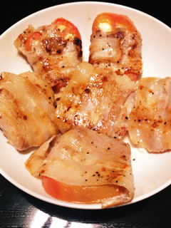 ☆カッテージチーズで☆豚肉トマト巻き☆-レシピのメイン写真