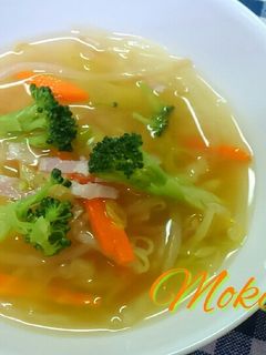 余り野菜で☆具沢山コンソメスープ♪-レシピのメイン写真