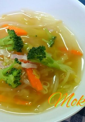 余り野菜で☆具沢山コンソメスープ♪-レシピのメイン写真