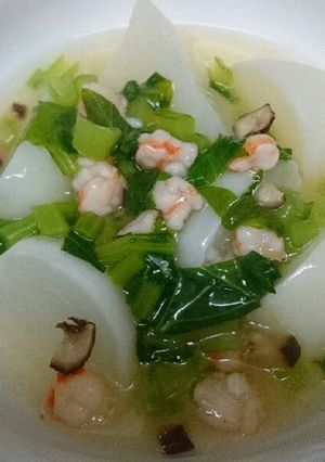 シロさんのかぶの海老椎茸あんかけ-レシピのメイン写真