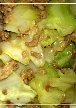 【簡単】肉味噌キャベツ-レシピのメイン写真