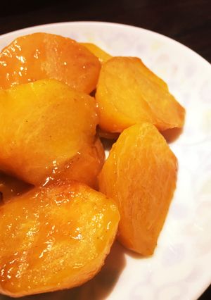 おやつに！超簡単!!バターの柿ソテー★-レシピのメイン写真