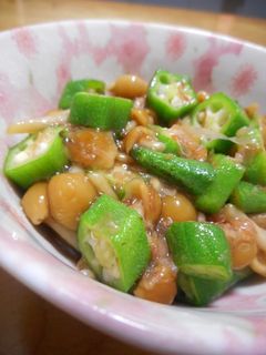 オクラとなめこの梅おかか和え-レシピのメイン写真