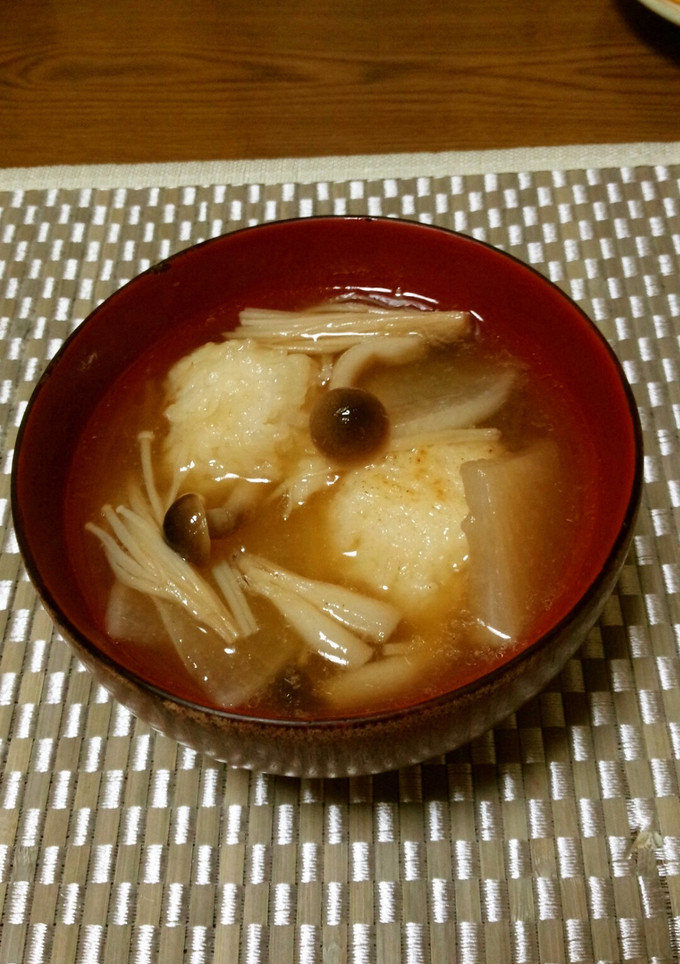 ＊*きのこと大根のだまっこ汁*＊-レシピのメイン写真