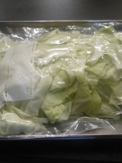 キャベツの冷凍保存&シャキシャキ解凍❀-レシピのメイン写真