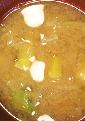 アボカド味噌汁-レシピのメイン写真