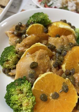 時短ごちそう＊鶏肉のオレンジソース煮-レシピのメイン写真