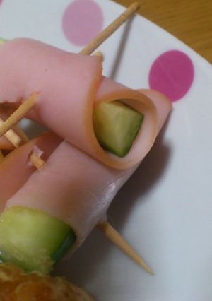 簡単！ハムときゅうり-レシピのメイン写真