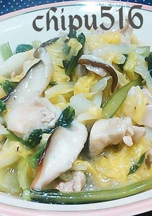 超簡単 子供が喜ぶ!白菜と鳥肉の炒め物-レシピのメイン写真