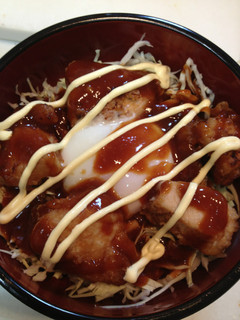 余り物の唐揚げや豚カツで 簡単丼-レシピのメイン写真