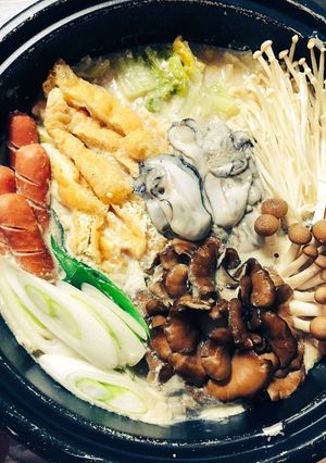 豆乳＋市販ごまドレで素よりおいしい豆乳鍋-レシピのメイン写真