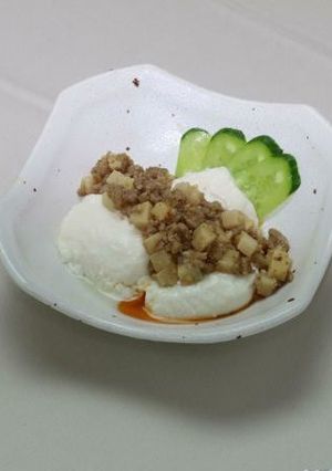 豆腐トッピング☆たけのこピリ辛ひき肉-レシピのメイン写真