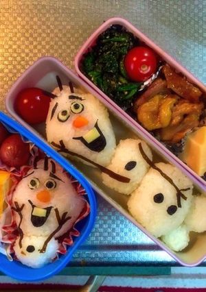 オラフのキャラ弁-レシピのメイン写真