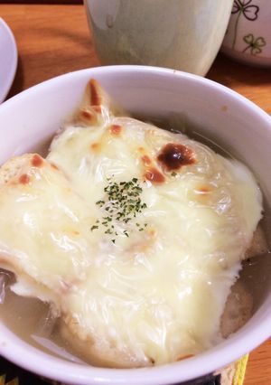 朝のオニオングラタンスープ☆簡単-レシピのメイン写真
