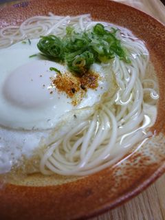 月見にゅーめん-レシピのメイン写真